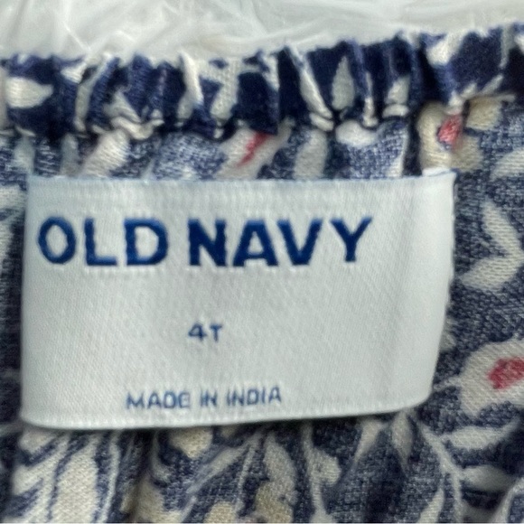 Girls Old Navy blue floral dress | 4t - Picture 5 of 7